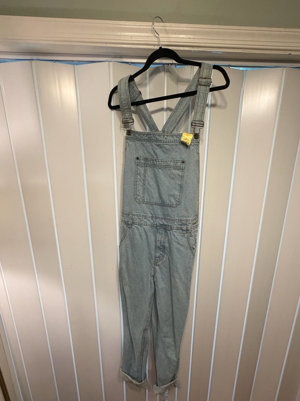 BDG Light Blue Denim Bib Overalls